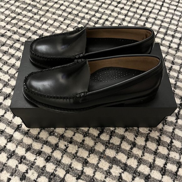 MENS LARSON VENETIAN WEEJUNS LOAFER SIZE 7.5 (BLACK) - Picture 9 of 13